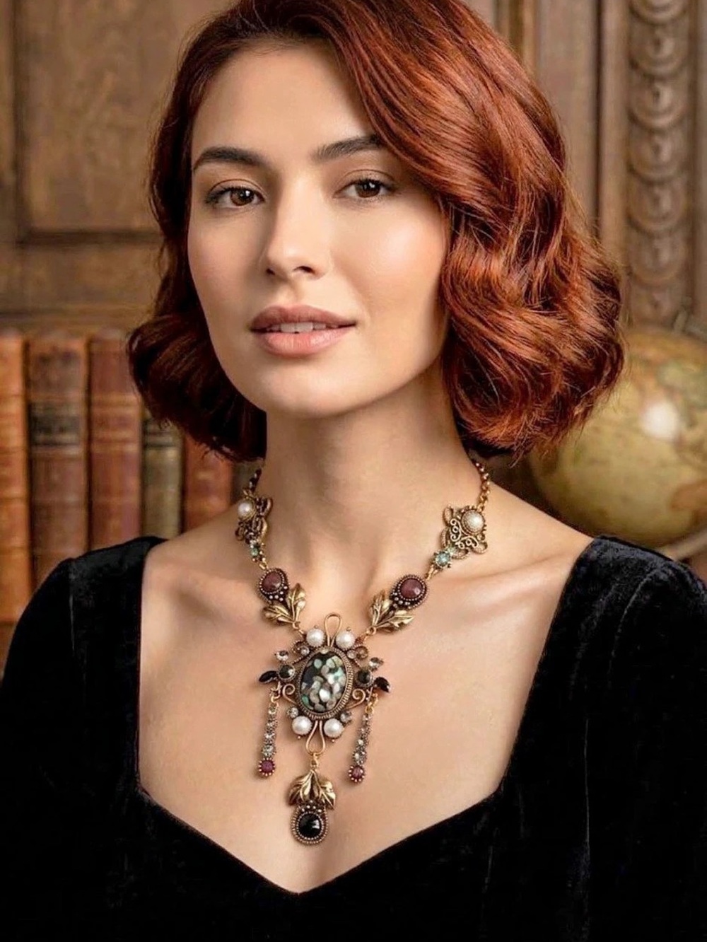 Anthropologie-style Vintage Statement Necklace